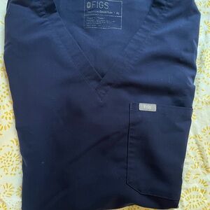 Figs Navy Blue Scrub Top XL women’s Catarina
